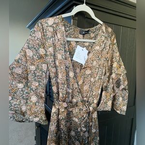 Baltic Born “Aakaa” Elowen satin maxi dress, size S, BNWT